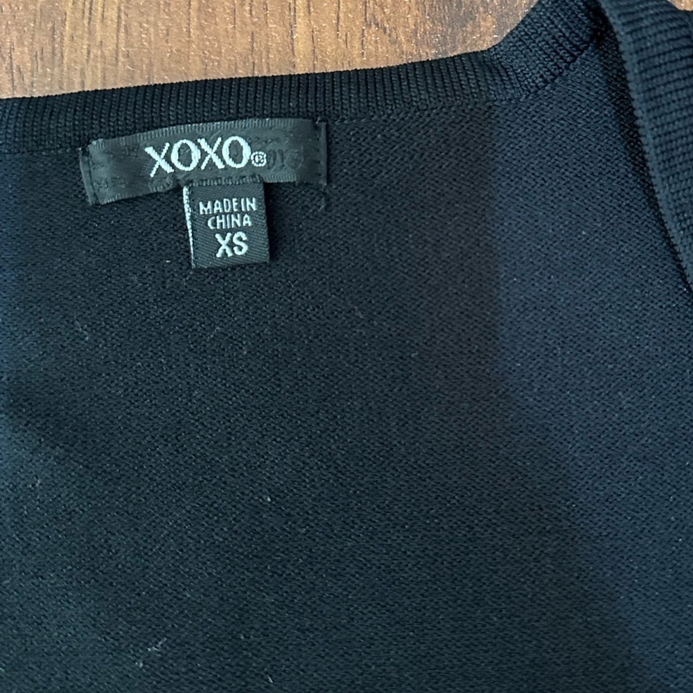 XOXO Black With Gold And Silver  Studs Midi Dress - Picture 5 of 10